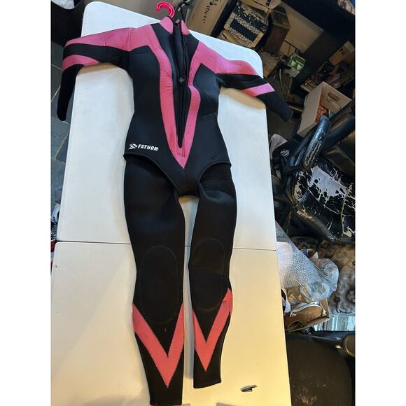 Fathom Full Divesuit Womens Pink Small SeaFlex Made In Lucia - Picture 1 of 6